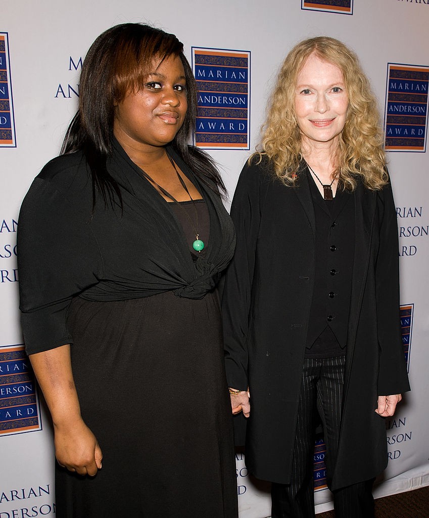 Mia Farrow e Quincy (Foto: Getty Images)