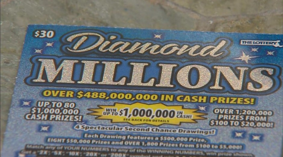 Bilhete da loteria Diamond Millions  (Foto: Reprodução)