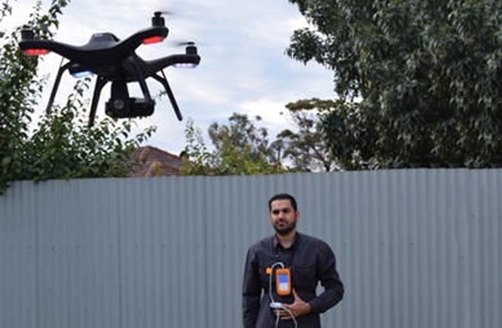 Drone promete ajudar em missões de resgate (Foto: Reprodução/Universidade do Sul da Austrália)