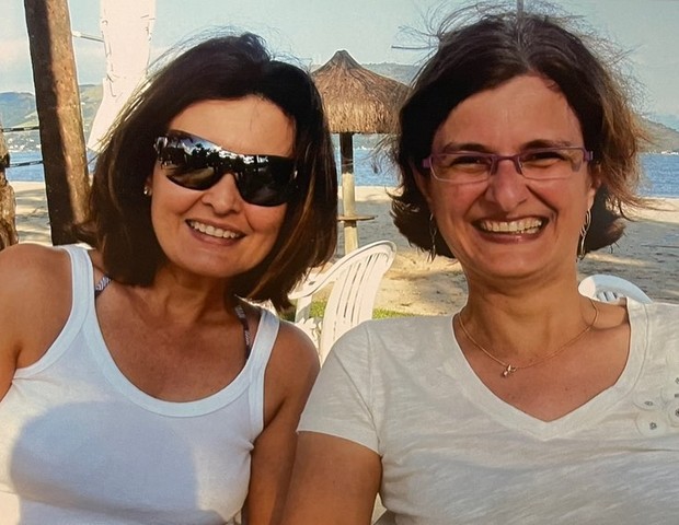 Fátima Bernardes com a irmã,  Vania Bernardes (Foto: Reprodução/Instagram)