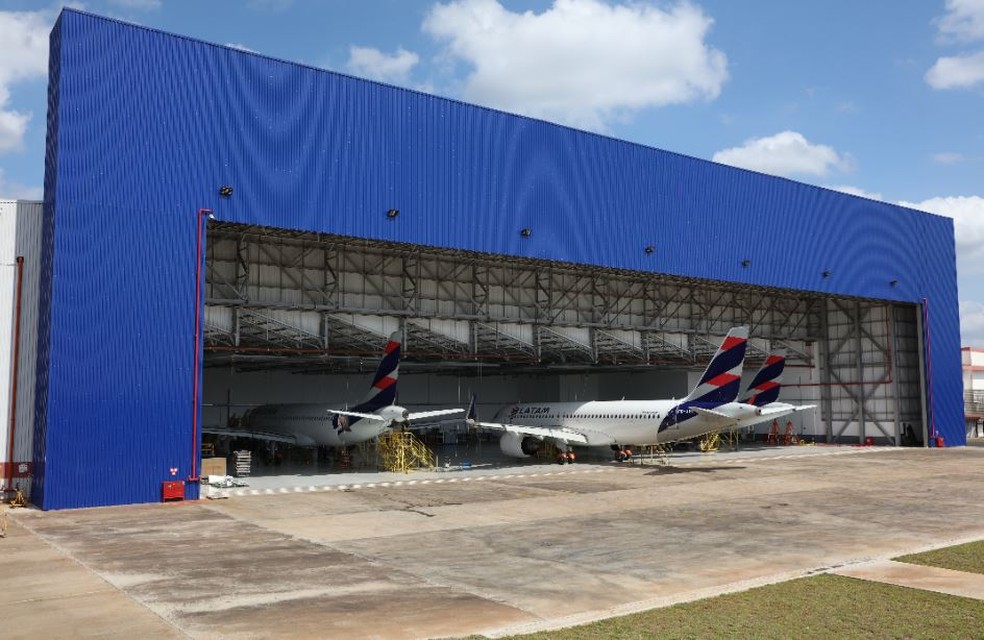 Centro de Manuten&ccedil;&atilde;o da Latam em S&atilde;o Carlos &mdash; Foto: Divulga&ccedil;&atilde;o/Latam