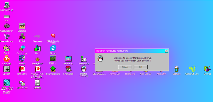 Doctor Marburg é um antivírus para Windows 93 com perguntas nada convencionais (Foto: Reprodução/Elson de Souza)