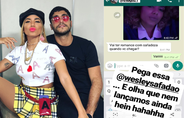 Anitta e Thiago Magalhães combinam "romance com safadeza" em Miami (Foto: Reprodução/Instagram)