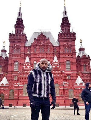 Floyd Mayweather na Rússia (Foto: Reprodução / Instagram)