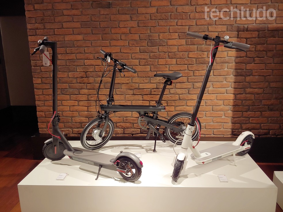 Patinete e bicicleta elétricas da Xiaomi vão chegar ao Brasil — Foto: Aline Batista/TechTudo