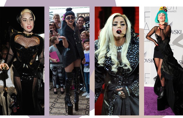 Lady Gaga: estilo dark (Foto: Getty Images)