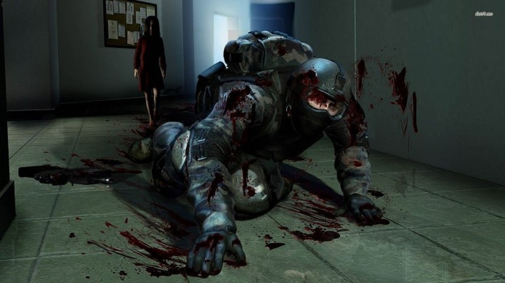 F.E.A.R.: jogo misturava elementos de FPS e horror — Foto: Reprodução/Movie Pilot