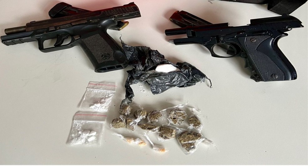 Suspeitos morrem em confronto com a Polícia Militar na manhã desta sexta=feira (11) em Ibirapitanga, sul da BA — Foto: Divulgação/PM-BA