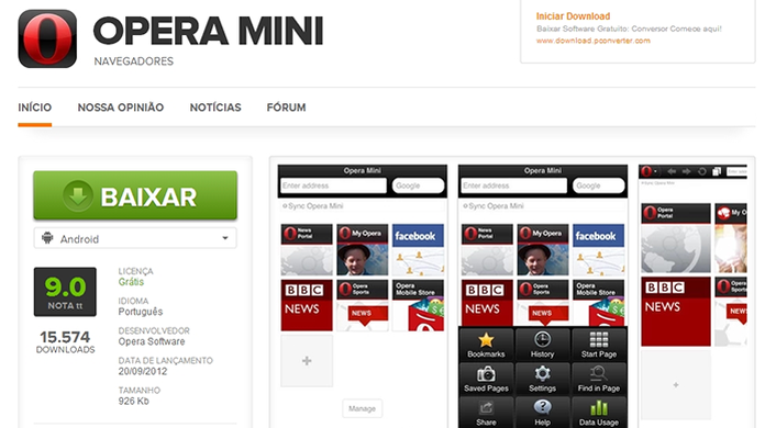 Como Baixar E Configurar O Opera Mini Para Android Dicas E Tutoriais Techtudo