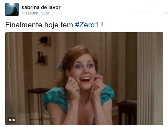 Internauta comenta a volta do 'Zero1' nas redes (Foto: Reprodução da internet)
