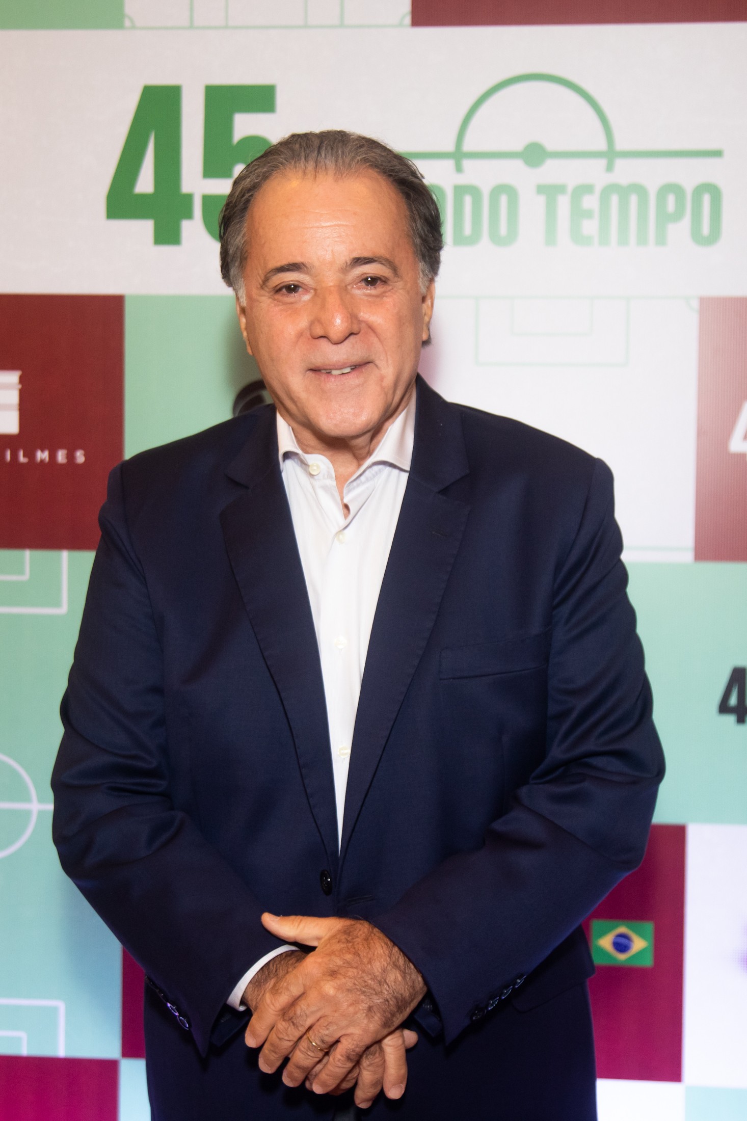 Tony Ramos na premiere de 45 do Segundo Tempo (Foto:  Patrícia Devoraes/ Brazil News)
