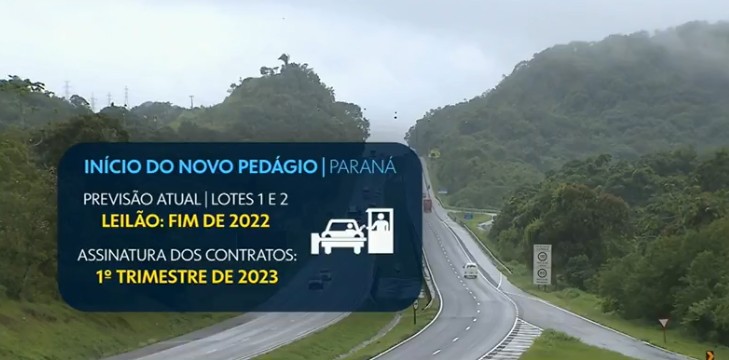 Assinatura de novos contratos dos pedágios no Paraná fica para 1º trimestre de 2023, diz ANTT
