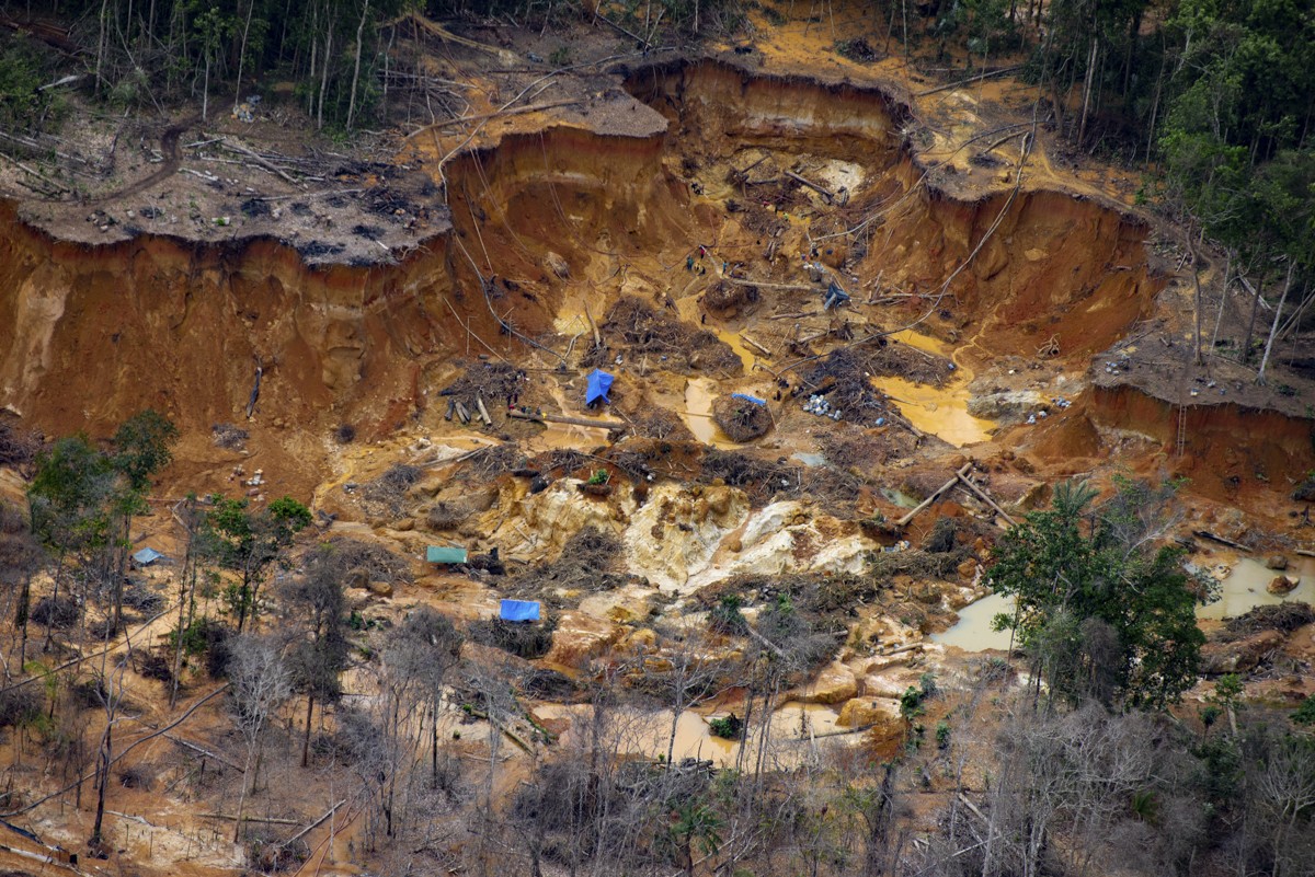 Garimpo ilegal degrada área igual a 200 campos de futebol na Terra Yanomami em três meses; FOTOS thumbnail