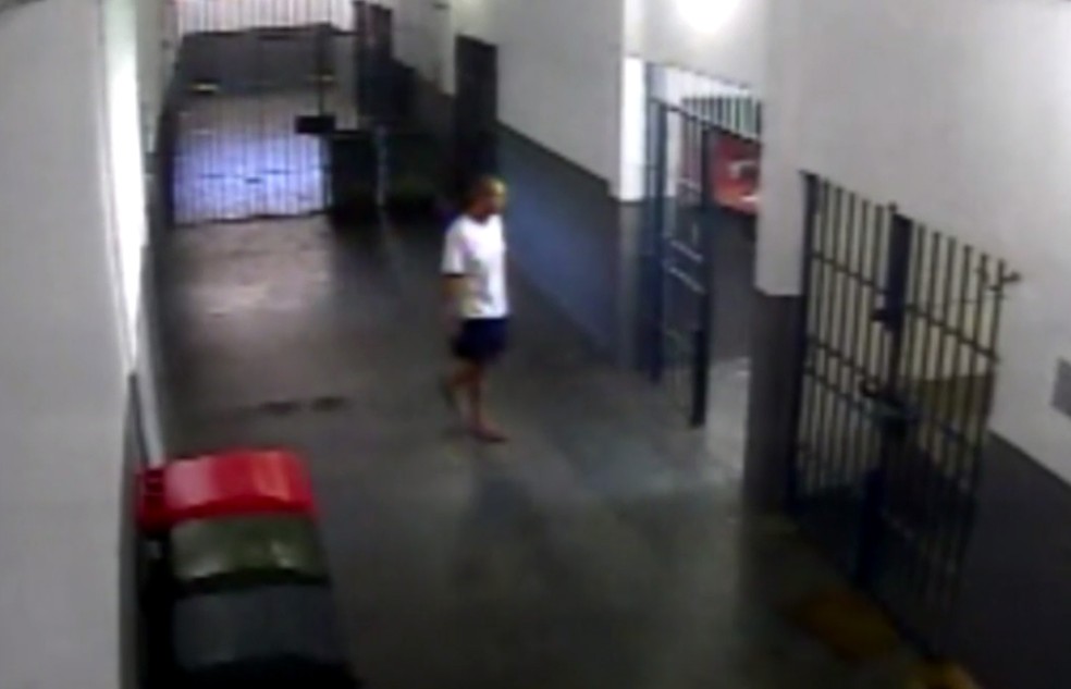 Imagens mostram facilidades de presos em Bangu 8 — Foto: Reprodução/TV Globo