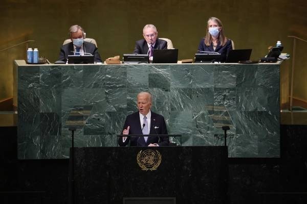 Biden fez duras críticas à Rússia durante fala na ONU (Foto: EPA via Agência ANSA)