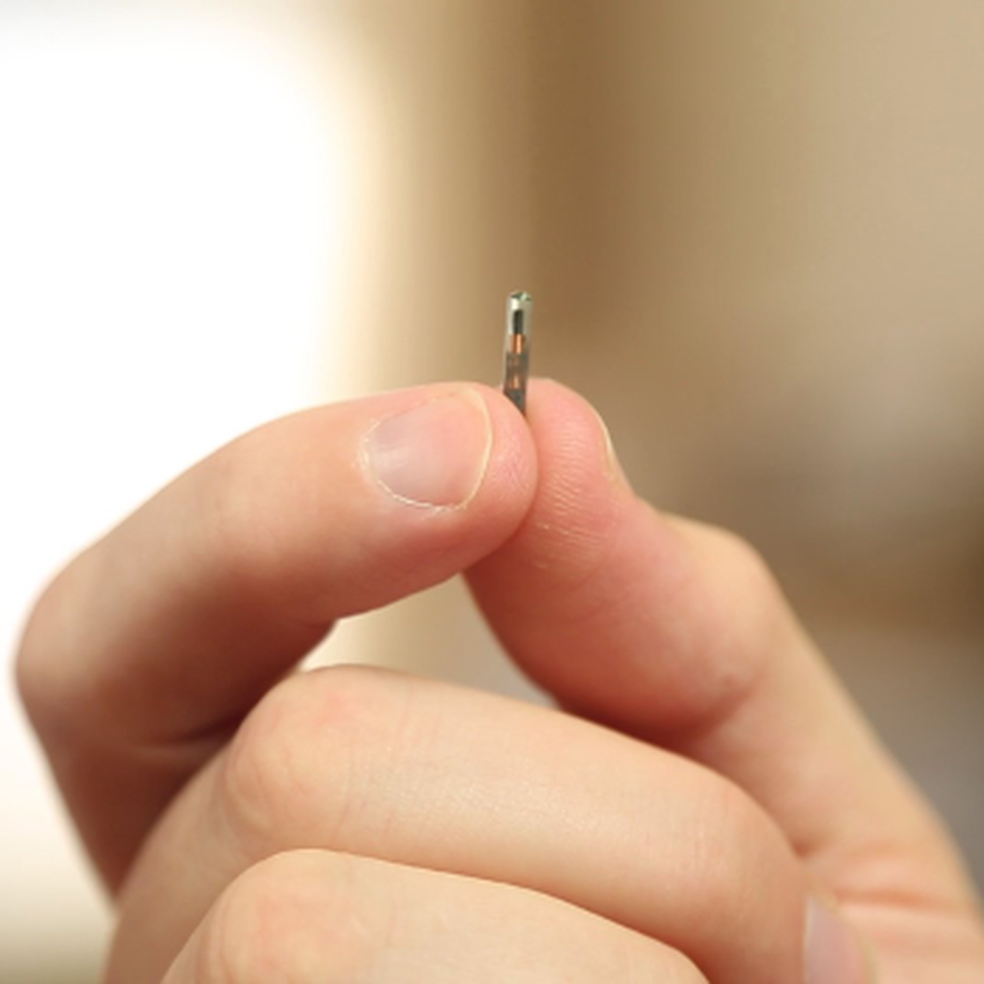 Chip implantado em funcionários de empresa dos EUA  para abrir portas e autorizar compras. (Foto: Divulgação/Three Square Market)