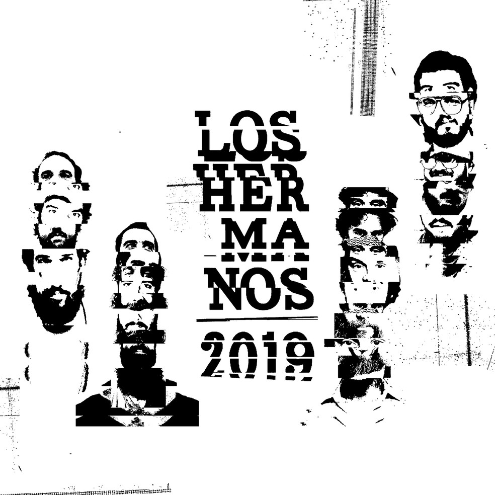 Capa do disco 'Los Hermanos 2019', da banda Los Hermanos — Foto: Divulgação