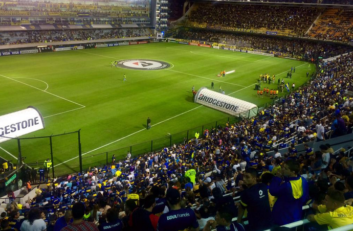 Bombonera para Boca Juniors x Palestino (Foto: Reprodução / Twitter)