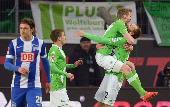 Bas Dost, gol Wolfsburg (Foto: EFE)