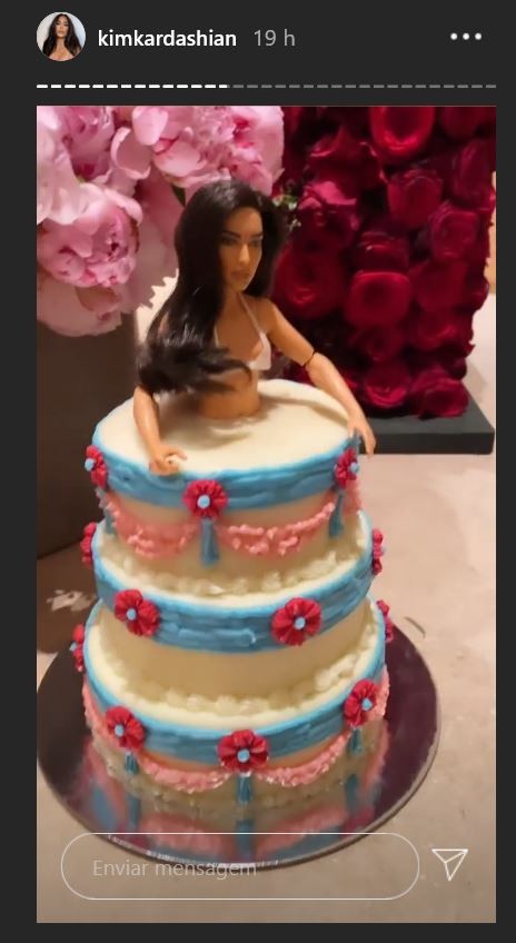 Presentes recebidos por Kim Kardashian em seu aniversário de 40 anos (Foto: Instagram)