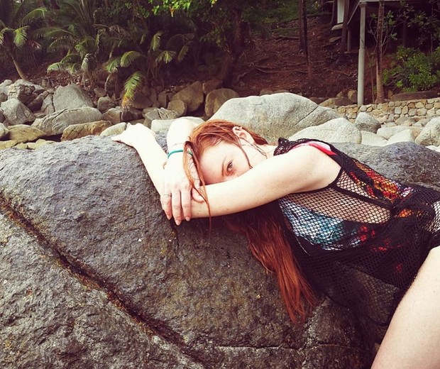 Lindsay Lohan em foto no Instagram (Foto: reprodução/instagram)