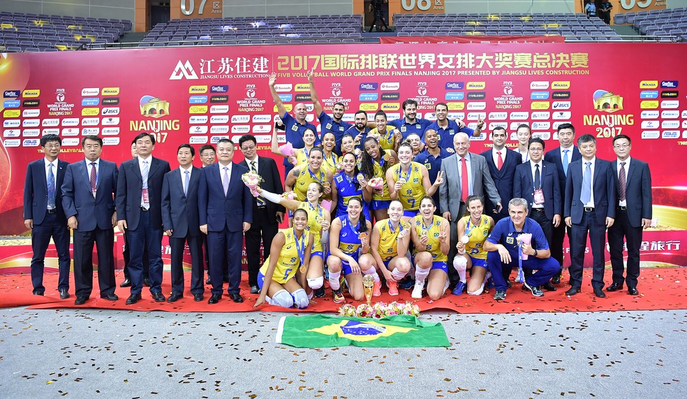 Brasil foi campeão do Grand Prix Feminino de Vôlei (Foto: FIVB)