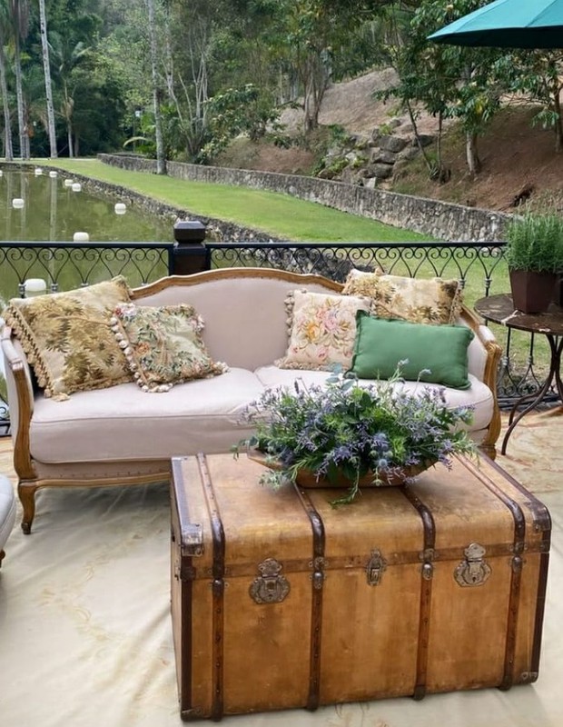 Detalhes da decoração do casamento de Carol Celico e Eduardo Scarpa (Foto: Reprodução/Instagram)