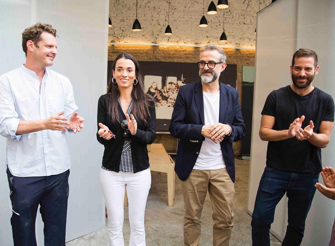 David Hertz, Alexandra Forbes, Massimo Bottura e Gustavo Cedroni (Foto: Reprodução/Instagram)