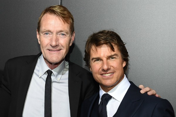 O ator Tom Cruise com o escritor Lee Child (Foto: Getty Images)