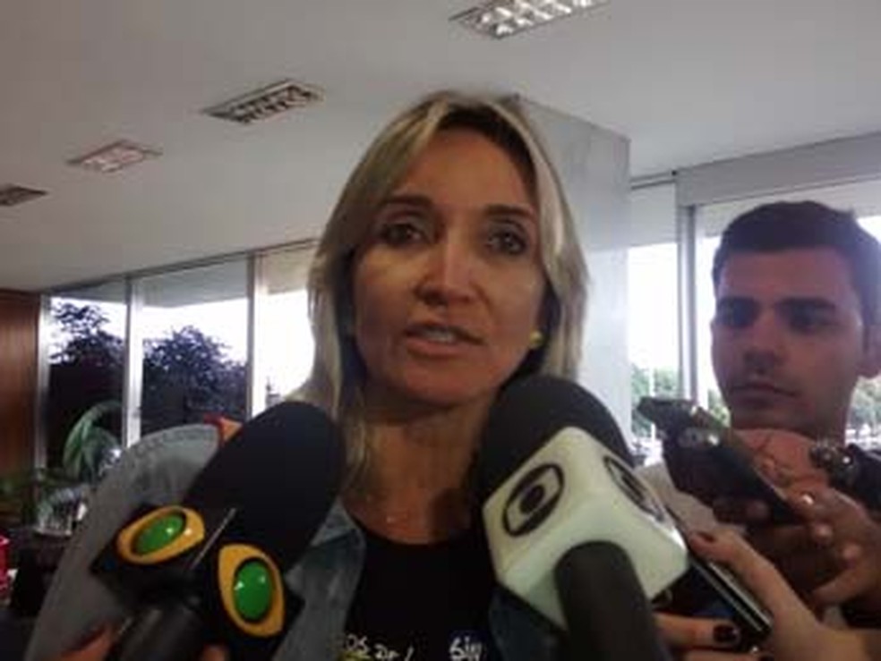A diretora do Sinpro-DF Rosilene Correa — Foto: Isabella Calzolari/G1