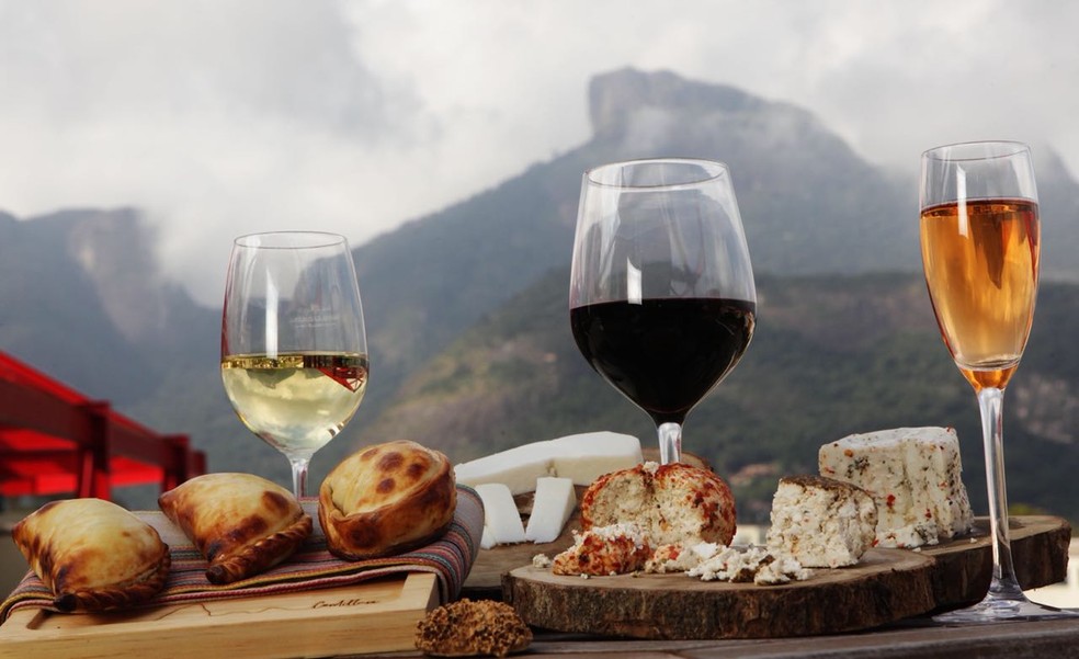 Vinhos e opções gastronômicas no ViniBraExpo 2018 — Foto: Divulgação