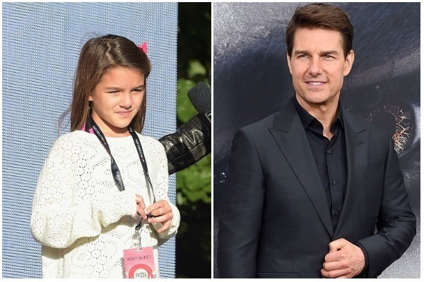A jovem Suri Cruise e seu pai, o ator Tom Cruise (Foto: Getty Images)