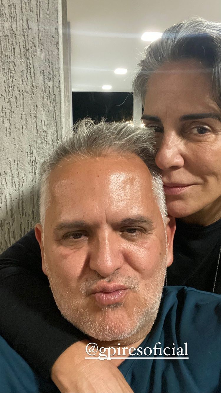 Orlando Morais e Gloria Pires (Foto: reprodução/instagram)