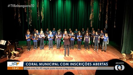 Coral municipal abre inscrições para novos integrantes