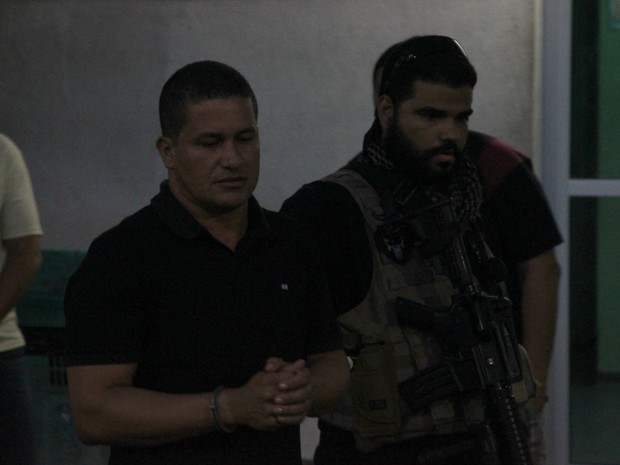 Magno Moraes passou por exame de corpo de delito no IML (Foto: Rickardo Marques/G1 AM)