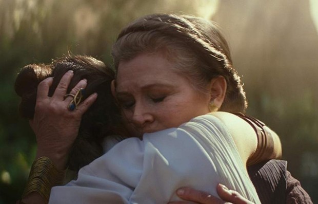 Daisy Ridley e Carrie Fisher em Star Wars: A Ascenção Skywalker (Foto: Divulgação)