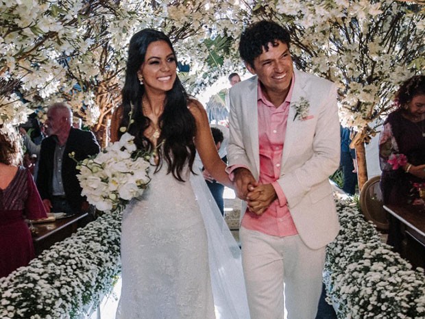 Jorge Vercillo se casa com Martha Suarez (Foto: Nayara Andrade)