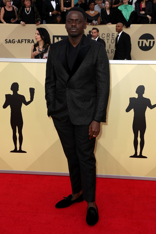 LOS ANGELES, CA - JANUARY 21:  Actor Daniel Kaluuya attends the 24th Annual Screen Actors Guild Awards at The Shrine Auditorium on January 21, 2018 in Los Angeles, California. 27522_017  (Photo by Frederick M. Brown/Getty Images) (Foto: Getty Images)