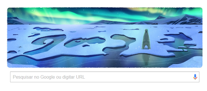 Doodle do Google homenageia o Dia da Terra nesta sexta-feira (Reprodução/Carol Danelli)