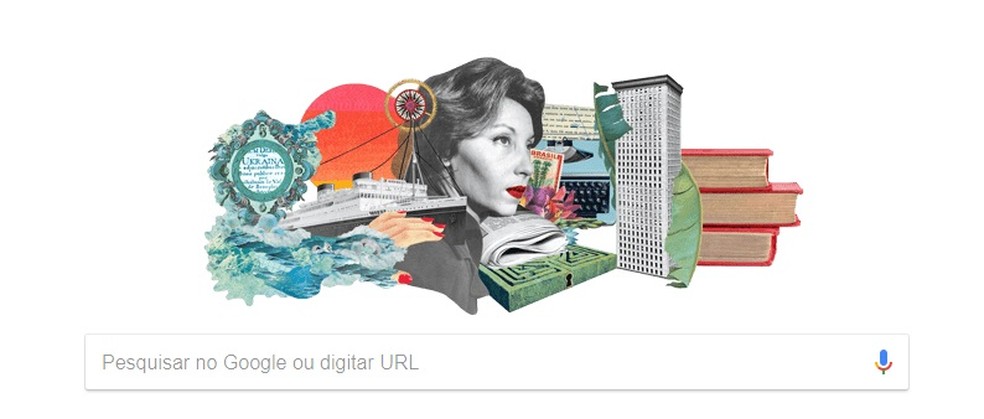 clarice lispector e homenageada por doodle do google pop arte g1