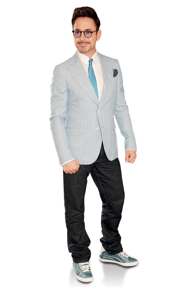 Robert Downey Jr. aposta no visual com sneakers (Foto: Getty Images)