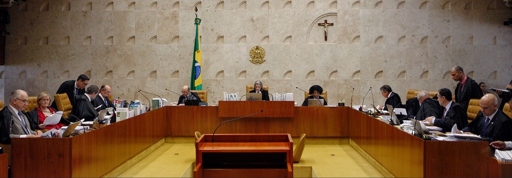 Ministros do STF no plenário da Corte (Foto: Rosinei Coutinho/SCO/STF)