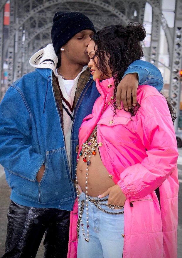 ASAP Rocky e Rihanna (Foto: Miles Diggs, @Diggzy, Shutterstock)