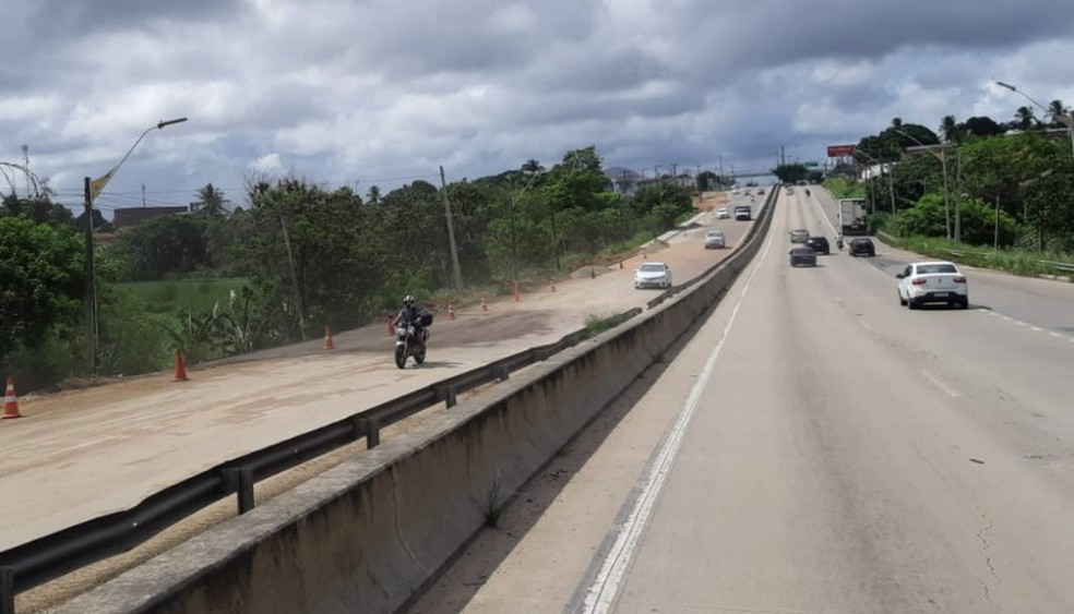 Rodovia foi liberada pelo Dnit após recuperação do trecho  — Foto: Divulgação