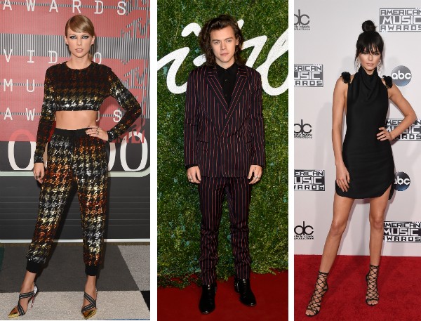 Taylor Swift, Harry Styles e Kendall Jenner (Foto: Getty Images)