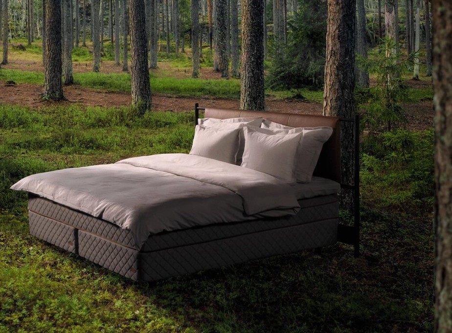Visitantes puderam dormir na floresta criada em uma das salas do Fotografiska Stockholm