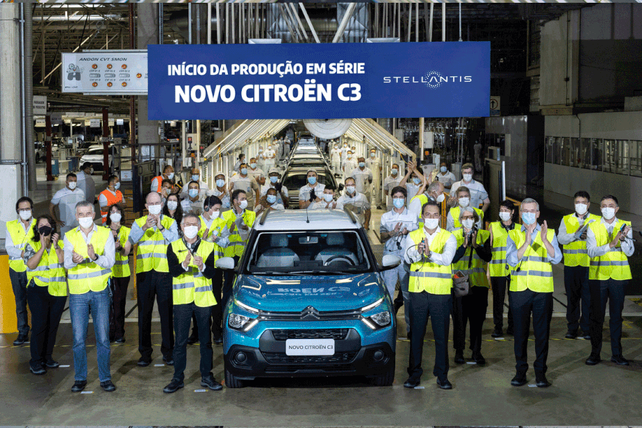 Início da produção do Citroën C3 no Brasil