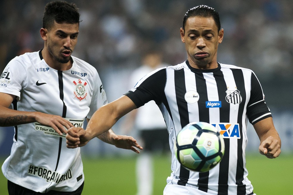 Última partida de Ricardo Oliveira foi no dia 3 de junho, no clássico contra o Corinthians (Foto:  Ivan Storti/ Santos FC)