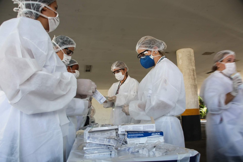 Santos disponibiliza vacina&ccedil;&atilde;o contra a gripe para todos os moradores &mdash; Foto: Divulga&ccedil;&atilde;o/Prefeitura de Santos