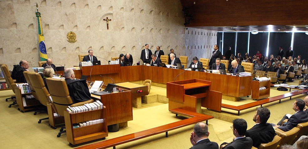 Ministros do Supremo Tribunal Federal (STF) no plenÃ¡rio da Corte â?? Foto: Nelson Jr./SCO/STF